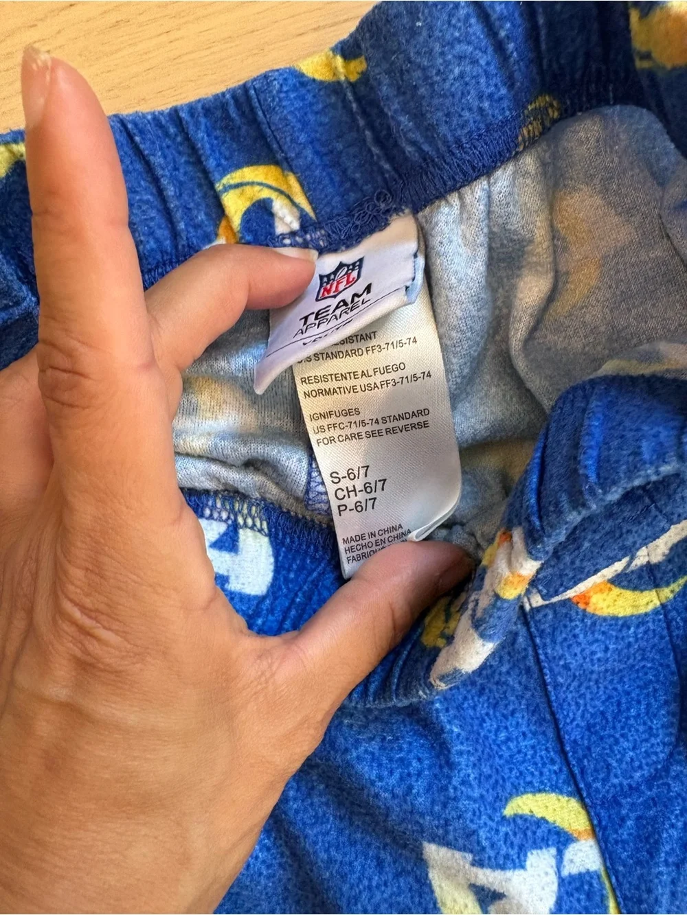 Los Angeles Rams Youth Flannel Sleep Pajama Pants